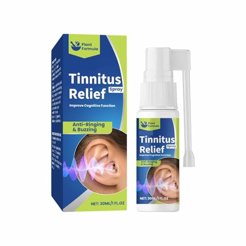 Tinnitus Relief Spray - Fast Acting Ear Spray for Ringing Ears, Natural Tinnitus Treatment,Tinnitus Relief for Ringing Ears,for Hearing Loss and Ear Ringing, Gentle Ear Noise Treatment (1)