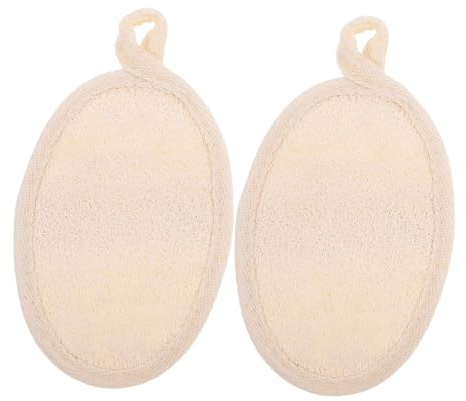 OATIPHO 2stücke Naturschwämme zum Baden aus Luffa Luffa-körperpeeling Waschlappen Schwammpads aus Naturmaterial für Männer und Frauen
