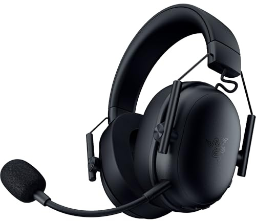 Razer BlackShark V3 X HyperSpeed Wireless Gaming Headset for PC: 50mm Drivers - Cardioid Mic - 2.4 GHz, Bluetooth, USB - Works with Mac, PS5, Nintendo Switch, Smartphone - 70 Hr Battery - Black