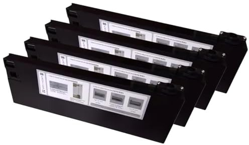 Système d'alimentation en encre 4Colos Compatible avec imprimantes éco-solvant compatible avec Roland RS640 740 Mutoh VJ1604 Mimaki JV33 comprend 4 réservoirs et 4 cartouches(4pcs UV Cartridge)