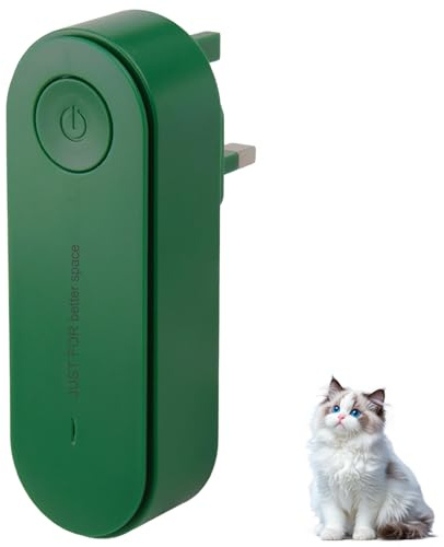 Negative Ion Air Purifier Plug In Uk, Mini Portable Air Purifier All In One Plug-in Airpurifier Remove Pet Odors Smell Smoke Dust Suitable for Bedroom Office Toilet Closet Pet Room (Green)