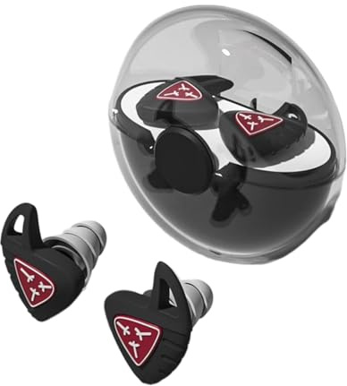 Ear Plugs - Soft Silicone Reusable Earplugs, Comfortable Noise Reduction Design, Portable Storage Case, Lightweight Hearing Protection for Sleeping, Snoring and Study