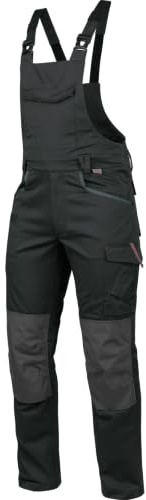 WÜRTH MODYF Arbeitslatzhose Stretch X - professionelle Arbeitshose für Herren - Latzhose mit Reißverschluss - in den Größen 24-110 in Weiß und weiteren Farben