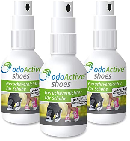 odo Active - Schuhgeruch-Vernichter – Dauerhafter Geruchsentferner – mikrobiologisch – Frische Schuhe & Gesunde Füße – mehrfach ausgezeichnet – Schuh-Deo Spray (3)