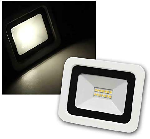 WCT Reflector LED 20W, Luces de Inundación al Aire Libre 7000K Súper Brillante, Lámpara de Trabajo Blanca Impermeable IP68, Luz de Seguridad Exterior Para Lluminación del Hogar, Jardín, Patio, Garaje