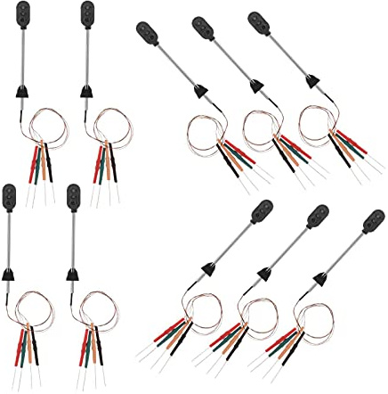 Sharplace 12V 10pcs modèle de Train de Chemin de Fer Feux de signalisation de Rue Feux de signalisation 1: 87 Ho échelle LED pour la Disposition du Paysage
