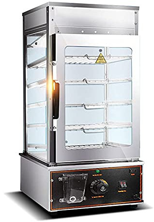 MNSSRN Scatola di Vapore del Cibo di Grande capacità, conservazione del Calore del Display del Display del Riscaldamento, della Temperatura della Pasta del Pasta del Vapore Elettrico