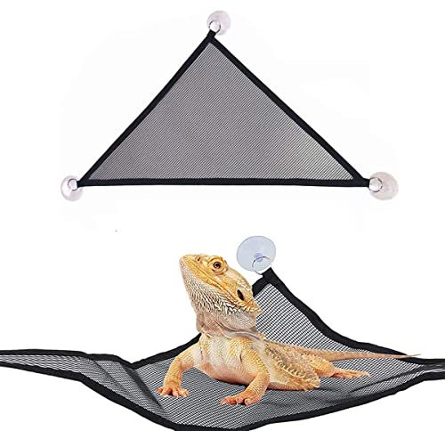 2 Stücke Reptile HäNgematten, Eidechse Hängematte, Bartagamen-Hängematte, Reptilien Eidechse Hängematte, Mesh Lizard Hängematte, für Reptilien wie Eidechsen, Schlangen, Geckos