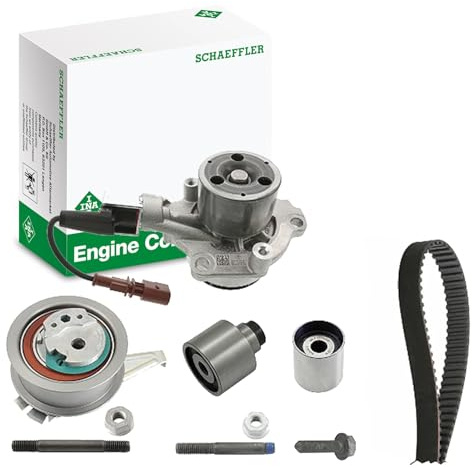 INA 530 0699 30 Wasserpumpe + Zahnriemensatz 29 mm Kompatibel mit VW Golf 7 Schrägheck 5G1, BQ1, BE1, BE2 T-Roc A11 TIGUAN AD1, SKODA Octavia III Combi 5E5, AUDI A3 Sportback 8VA, 8VF | 530 0699 30 passend für A3 Q2 Arona Ateca Ibiza