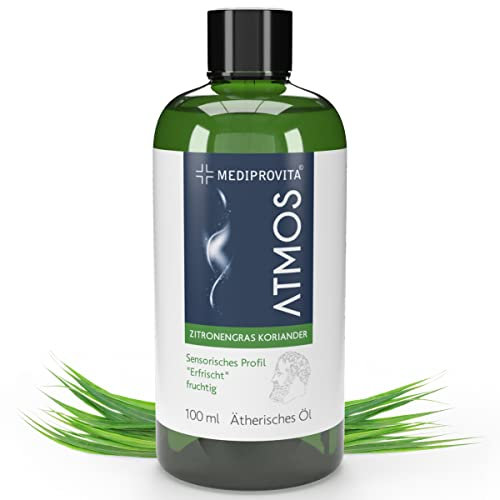 Ätherische Öle Zitronengras Koriander 100ml Naturrein für Aroma Diffuser Öl extrem ergiebig Bio Aromaöl Öl Duftöl Diffuser Aromatherapie Raumduft