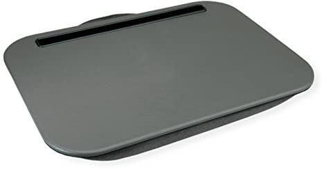 VALUE Plateau pour Ordinateur Portable avec Coussin Gris