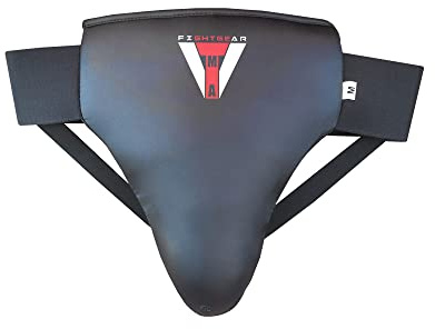 TMA Groin Protector for Boxing, Muay Thai, Kickboxing and MMA Training, Karate and Taekwondo (Small)