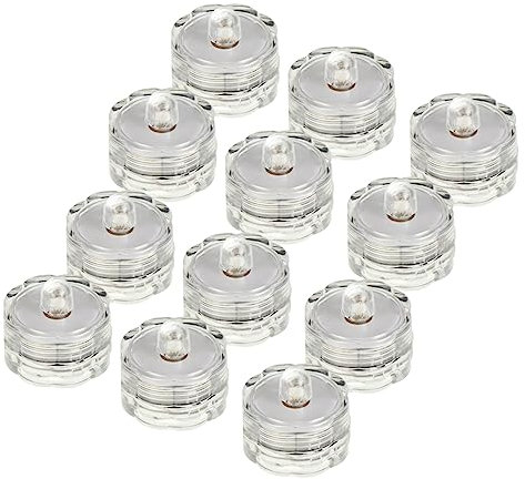 Gadpiparty 24stücke Elektronische Kerzenlampe Wasserdichte Tauchlampe Mit Led-beleuchtung Blossom Form Dekorative Lichter Für Hochzeiten Und Partys