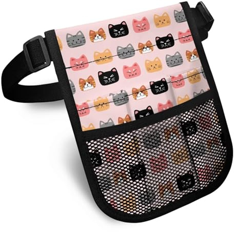 Nopersonality Borsello da infermiera, pratico accessorio per infermieri, borsa medica, tasca per infermiere, grembiule da infermiera, organizer per bendaggi, forbici per bendaggi, forniture di