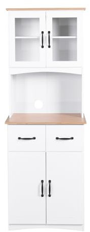 HTI living Buffettschrank Anea Weiß Küchenschrank