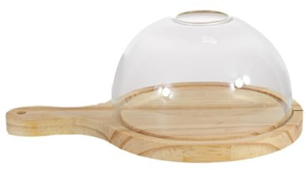 SiaBiced Couvercle en Verre pour Fumoir, Accessoire D'infusion de Fumée élégant, Diamètre 18CM