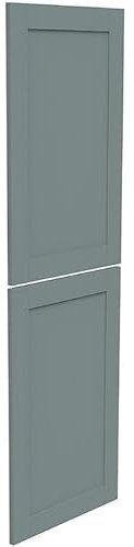 M2 Traders Classic Shaker Kitchen Cabinet Larder Door (H) 97.6 x (W) 59.7cm - Green (Pair)