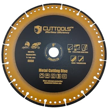 CUTTOOLS Disco da taglio per smerigliatrice angolare da 115 mm, disco abrasivo in metallo da 30,5 cm, lama diamantata da 230 mm, disco da taglio in metallo da 300 mm, ruota da taglio da 11,4 cm