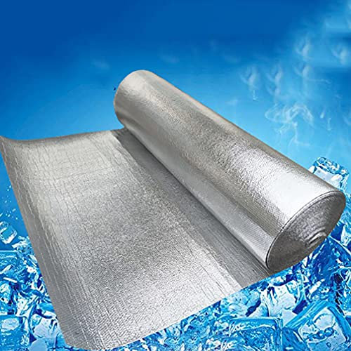 Isolierfolie Dämmfolie Luftpolsterfolie für Heizkörper, wasserdichte Isolierung, Hitzeschutzfolie, Aluminiumfolie, doppelte Luftpolsterfolie, reflektierende Dampfsperre für Wände, Dachböden, Luftkanä