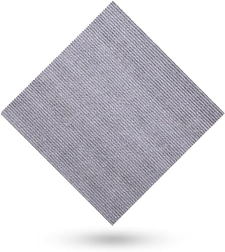 VDLLQYN， Teppichfliesen, 50,8 x 50,8 cm, Selbstklebende, waschbare Teppichfliese, quadratische Mehrzweck-Bodenmatte for Haustiere,Selbstklebender Teppich(Light Gray,15PCS)