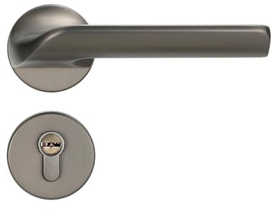 Semplice serratura for porta della camera da letto, serratura divisa, serratura magnetica silenziosa for interni, serratura for porta della camera da letto, serratura in legno for porta del bagno(58f8