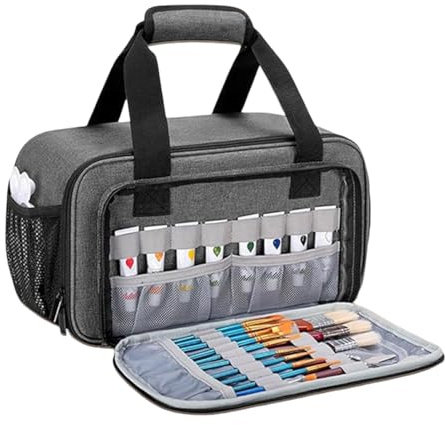 Bolsas para Materiales Artísticos Organizador de Suministros Artísticos y | Organización y Almacenamiento de Gran Capacidad para Suministros de Manualidades Pinceles y