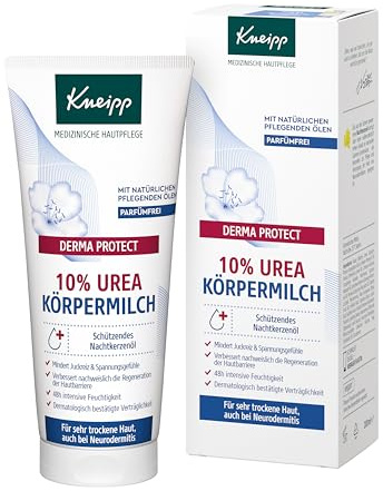Kneipp DERMA PROTECT 10% UREA Latte per il corpo senza profumo – Cura medica della pelle – per la pelle molto secca, anche con dermatite atopica – 200 ml