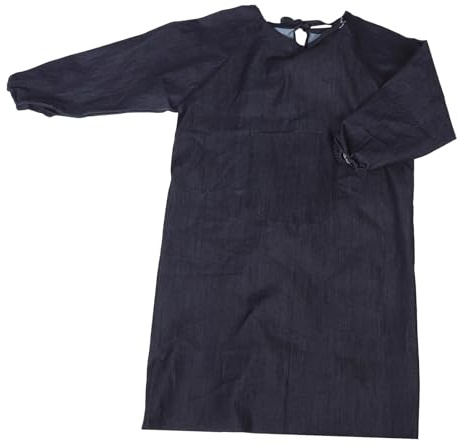 ELAYARD Delantal De Pintura Para Adultos Reversible Con Mangas Largas, Tela Gruesa Resistente a Manchas y Desgaste, Protección Completa Para Brazos, Talla Grande, 1 Unidad, Uso Profesional y Doméstico