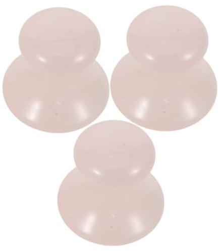 ibasenice 3stücke Jade Roller für Gesicht und Gua-sha-pilz-werkzeug mit Kristall-gesichtsmassagegerät für Spa-anwendungen mit Gesichtsroller und Gua-sha-stein für Schönheitspflege