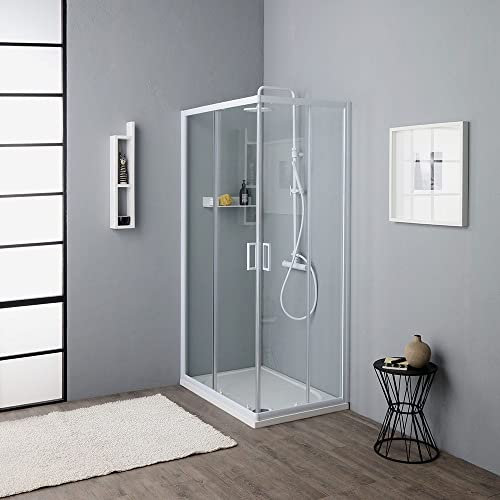 Box doccia 70x100 cristallo 4 mm trasparente due lati scorrevoli | Venere