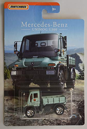 DieCast Streichholzbox LT blau UNIMOG U300