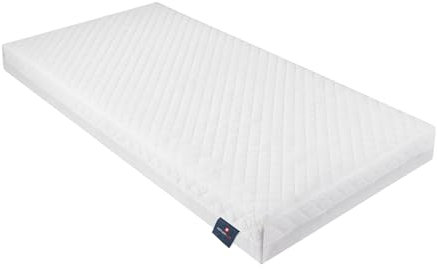 MotherPlus® Matratze für Babybett, wasserdicht, gesteppt, atmungsaktiv, extra dick, 120 x 60 x 13 cm, passend für Mutter- und Mama- und Papas-Größen
