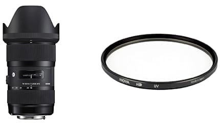 Sigma Objectif 18-35 mm F1,8 DC HSM Art pour Nikon & Hoya Série HD UVHD72 Filtre UV Ø 72.0 mm