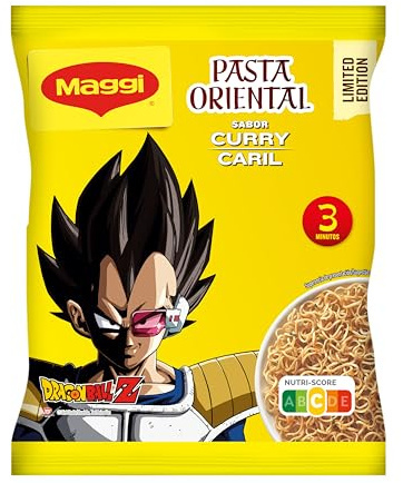 Maggi Pasta Oriental Curry pack de 10 | Fideos Pasta oriental sabor a Curry en formato pequeño. Noodles ideales para comida rápida y práctica.