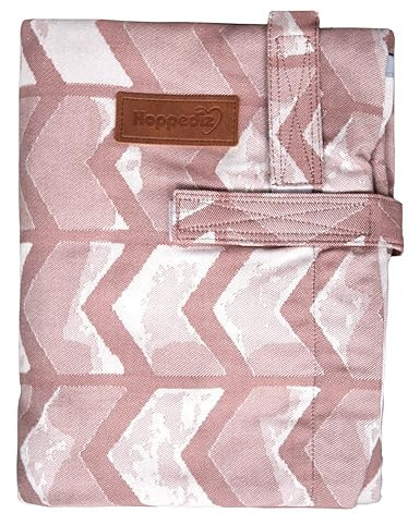 Hoppediz Wickelmax, die Wickelunterlage für unterwegs, Amsterdam rose