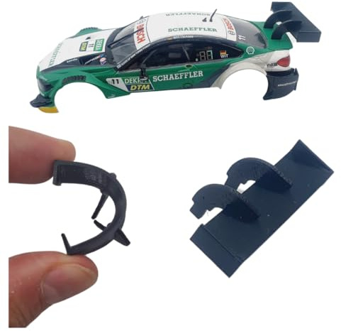 Blackslot Flexibler Spoiler – Carrera Zubehör für 132 BMW M4 DTM, Carrera Bahn Tuning Ersatzteil Kleinteil im Maßstab 1:32
