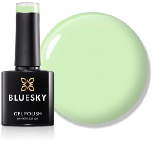 Bluesky Gel Nail Polish 10ml, Limeade Glow - SS2413, Pistachio Green Nail Polish for 21 Day Manicure, Professional, Salon & Home Use, Requires Curing Under LED UV Nail Lamp