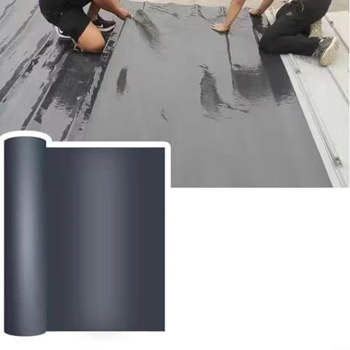 HEBEOT Underwater Tape, Waterproof Sealing Repair Tape For Wall Roof Leaks Strong Adhesion, Thermal Insulation Properties(Gray 20CM*10M)