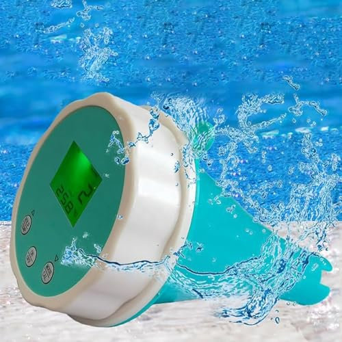 STWBHW Moniteur de Piscine Bluetooth, testeur d'eau, système de Surveillance du pH et du Chlore for piscines, Moniteur d'eau, spas et spas de nage for Piscine, Aquarium, Laboratoire