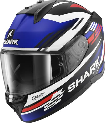 Shark D-Skwal 3 Firstlap Helmet, black/white/red/blue, XS (53/54)