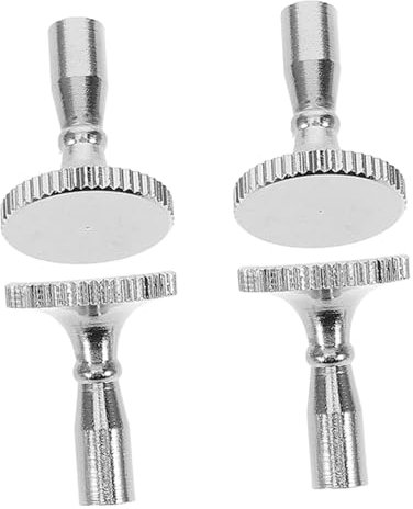 LIFKOME 4Pcs Lamp Switch Replacement Knobs Durable Copper Light Switch Knobs for Easy Brightness Compatible with Floor Lamps Table Lamps Ceiling Lights Chrome Finish