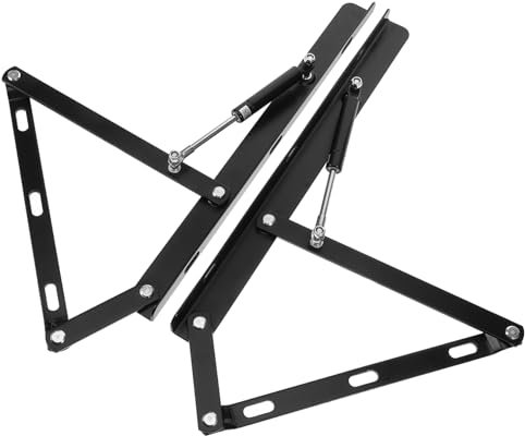 VILLCASE Hydraulic Bed Frame Lifting Hinge Pneumatic Bar Gas Spring Support Rod Heavy Duty Double Bed Box Riser Lid Lifter Suitable for Bedroom Storage