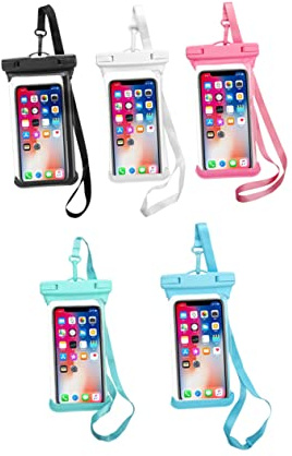 SKISUNO Custodia per Trasparente PVC per Sport Acquatici Galleggiante per Spiaggia Canottaggio e Attività Outdoor Protegge Telefono