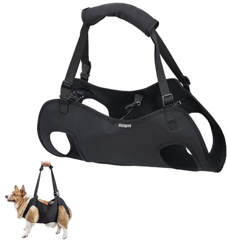 XFSRG Imbracatura Cani Supporto e Recupero di Zampe Animali Domestici Vestibilità Regolabile per Cani Anziani Affetti da Artrite(M)
