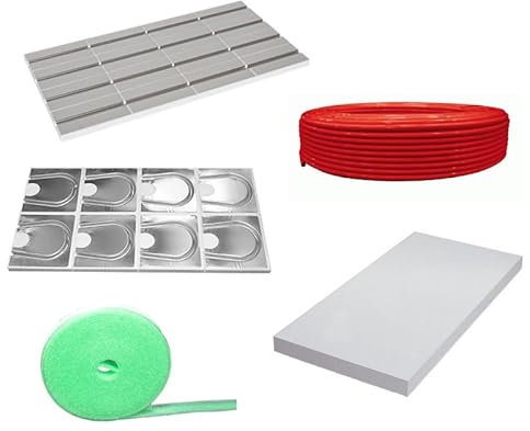 Maincor | Fußbodenheizung Trockenbausystem Set | 12,5 VA | 70 m²