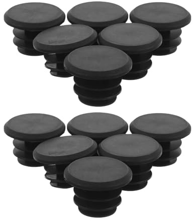 Cabilock 5 Paare Kunststoff Lenkerendkappen Fahrrad Bar End Plugs für Mountainbike Griffschutz Staub Feuchtigkeitsschutz Einfache Montage Langlebige Lenkerstopfen für Sicheres Fahrgefühl