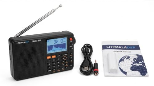 Récepteur radio portable MLite-880 avec DAGC et filtre réglable pour HF VHF