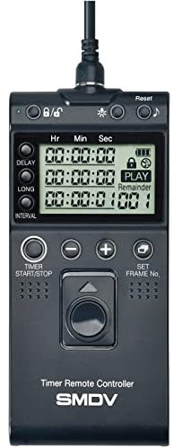 Impulsfoto Disparador remoto SMDV, compatible con cámaras Nikon, disparador por cable con temporizador e intervalos, exposición prolongada, repuesto para MC-DC2 - T808