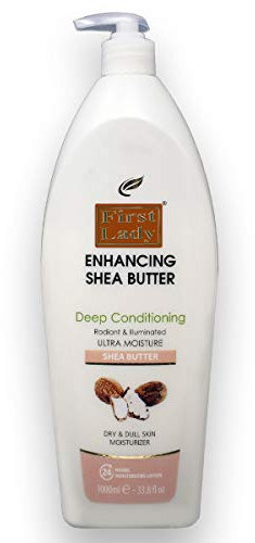 First Lady Enhancing Shea Butter Deep Conditioning Moisturizing Hand & Body Lotion 1000ml - Dry & Dull Skin