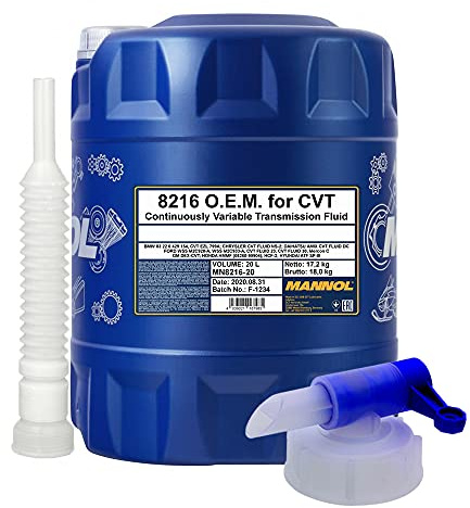 MANNOL 8216 O.E.M. for CVT, 20 Liter ATF Getriebeöl (4,93€/Liter)